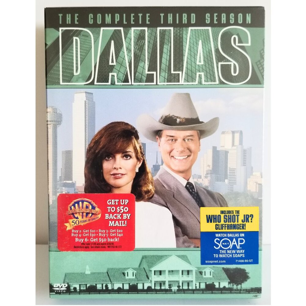 The Complete 3rd Season of Dallas on DVD